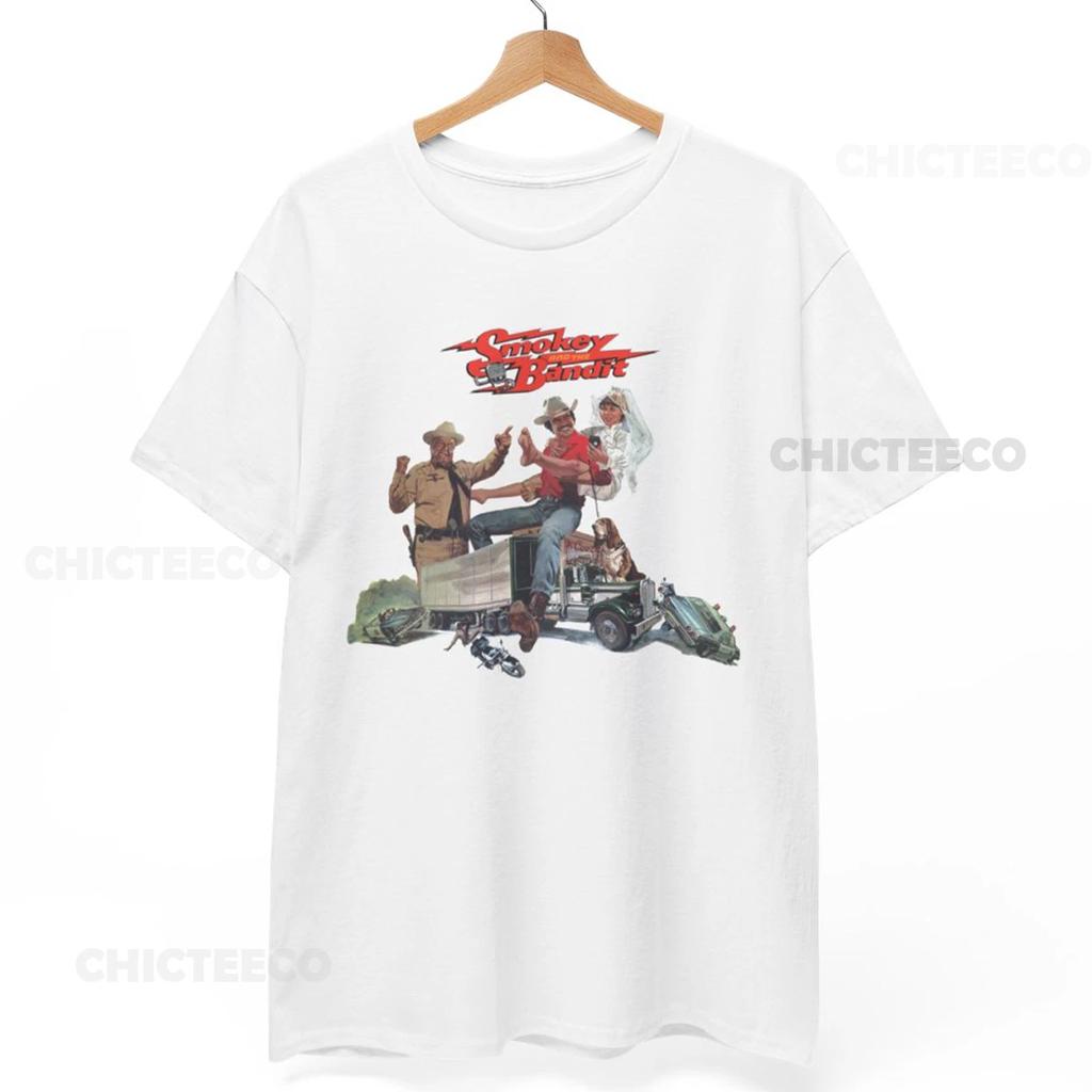 Smokey and The Bandit T-Shirt | Retro Movie Poster Comedy Film Tee | Unisex Shir