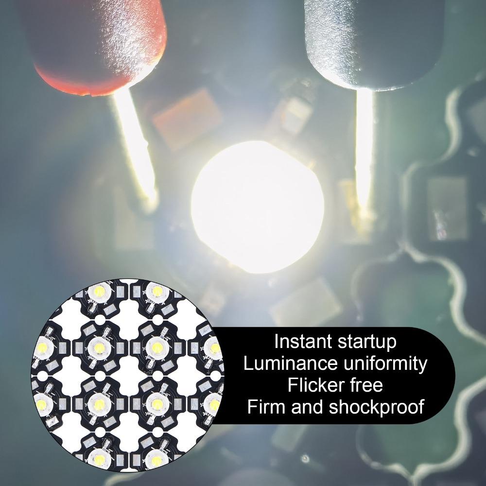 20PCS 3-5W LED Lamp Bead Pure White COB Light Beads Easy LED Chip  DIY Lighting Fixtures