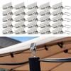 50 Pcs Sturdy Iron Drapery Hook Durable Curtain Hook Clips Stainless Steel Curtain Clips  Window
