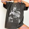 Tricou Vintage Johnny Cash, Tricou Johnny Cash cu Degetul Mijlociu Comfort Colors, Cadou Pentru Femei & Bărbați Tricou Unisex