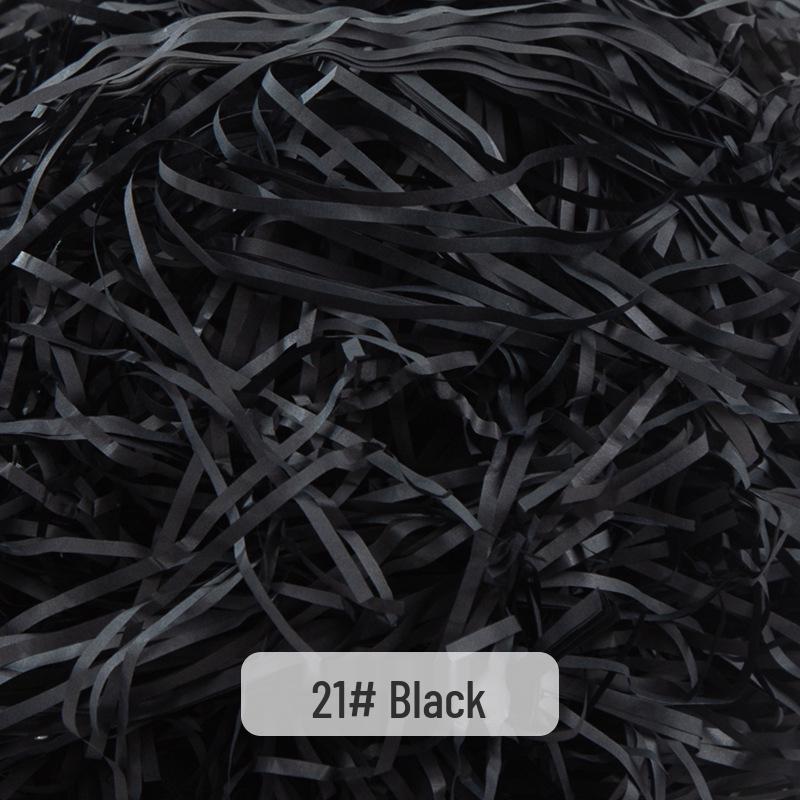 Raffia Grass Filler: Shredded Silk Paper for Candy Box Souvenirs