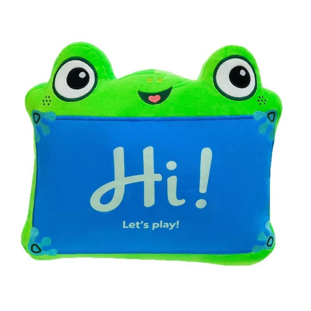 Xiaohe Flat Pillow Green Dragon Cute Frog Modeling Children's Waist Cushion Cartoon Modeling Baby Waist Pillow