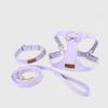 Classic Pet Harness And Leash Set For Small Dogs With Comfortable Fleece Material