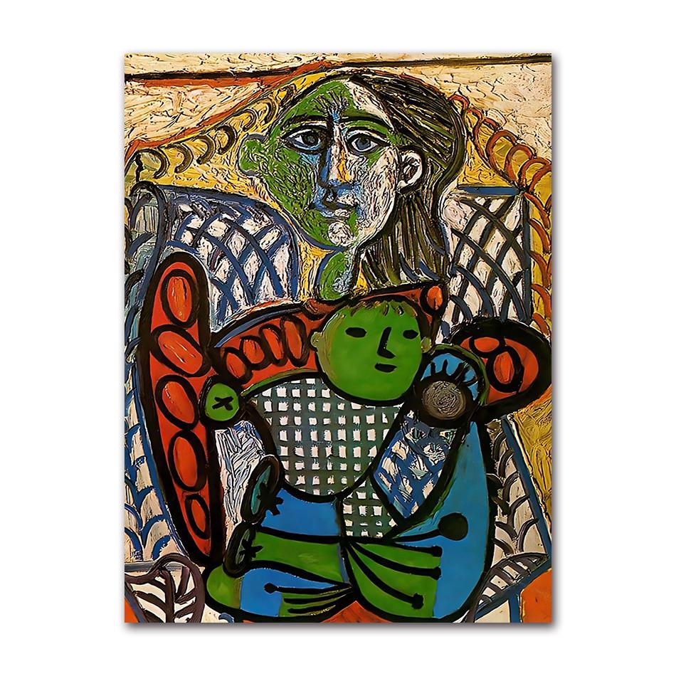 Abstract Figure Line Picasso Canvas Painting Posters and Prints Nordic Wall Art Pictures Home Living Room Murals Decor