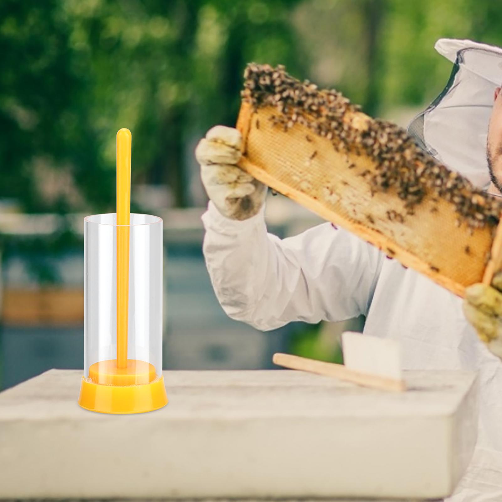 

1PCS Plastic Durable Harmless Beekeeping Queen Bee Labeled Bottle Bees Fertility Tools