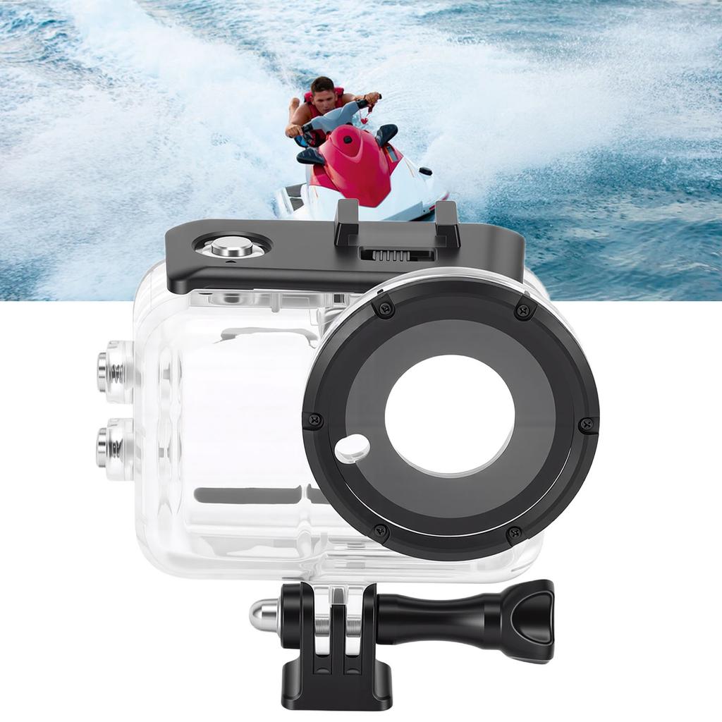 Capa à Prova d'Água Compatível com   GO   Câmera de Ação Estojo para Mergulho 50m Mergulho Subaquático Anti-Risco à Prova de Choque