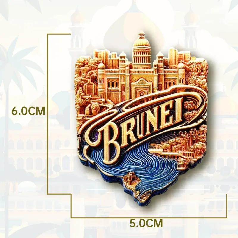 

Brunei Fridge Stickers Bandar Seri Begawan Souvenirs Omar Ali Saifuddien Mosque Fridge Magnets Birthday Gifts Home Decoration