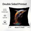 Animals Rainbow Dog Sea Otter Elephent Pillow Case Sofa Decorative Home Double-sided Printing Short Plush Cushion Pillow Cover