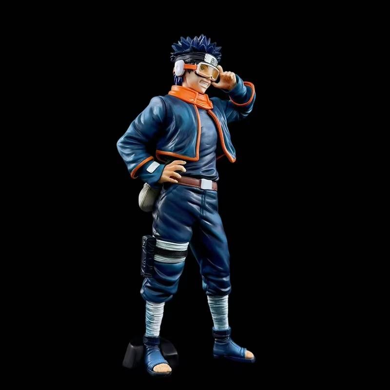Cartoon Uchiha Obito Action Figure Hand-Made Desktop Ornaments Childhood Memory Desk Statue for Anime Fans Collectible Toy