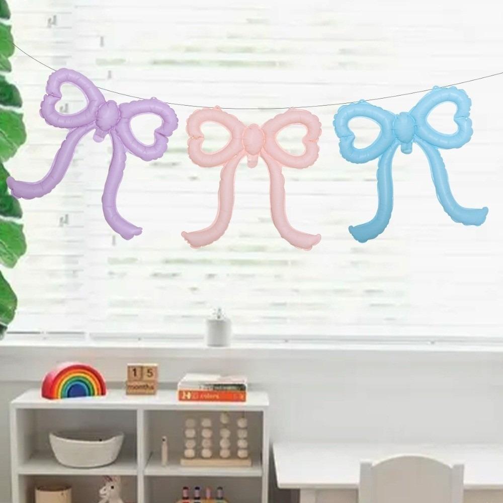 10pcs/set Cut-Out Bows Aluminum Foil Balloons Colorful Photo Props Ballons  Party Supplies