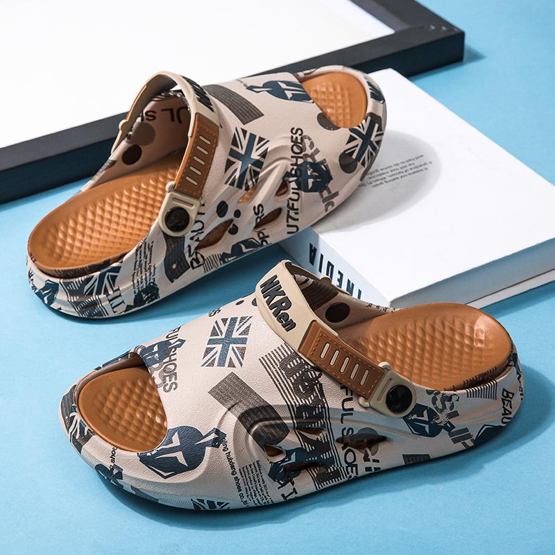 Fashion Slippers for Men Slip-resistant Sandals Man Platform 2025 Fashion Shoes Eva Adult Summer Sale Low Price Clappers Designer Luxury