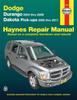 Kniha Dodge Durango (2004-2009) & Dakota (2005-2011) Pick-ups Haynes Repair Manual (USA) : 45234