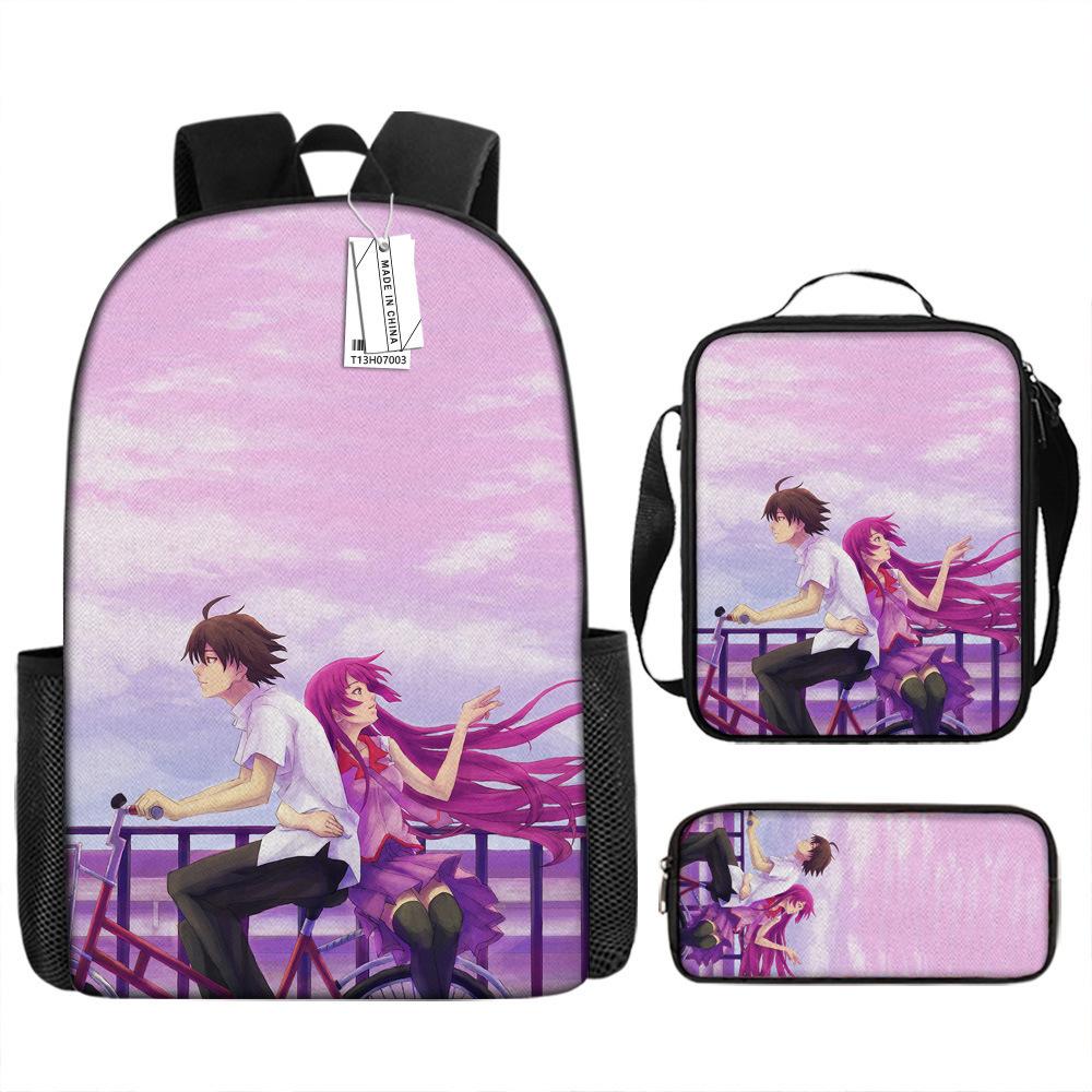 Cartoon Backpack, Backpack, Primary And Secondary School Schoolbag, Satchel Set Pencil case