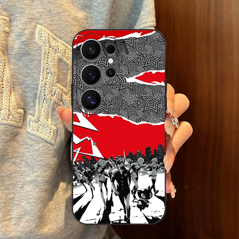 Persona 5 Phone Case For Samsung S 24 fe 25 Ultra plus 20 lite 21 30 22 23 24 22 Ultra 5G Fundas