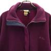 L.L.Bean 80s Old Fleece jacket purple Outdoors Women Used