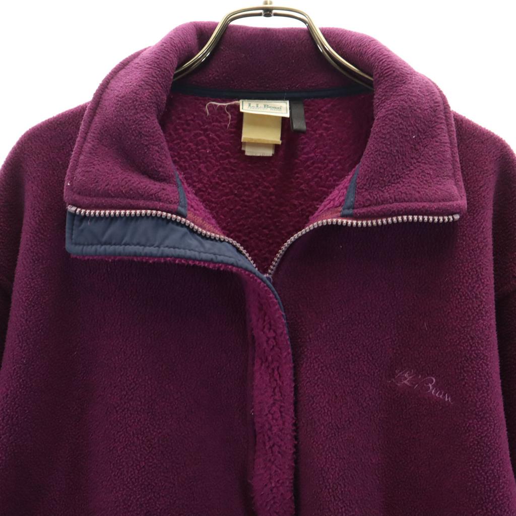 L.L.Bean 80s Old Fleece jacket purple Outdoors Women Used