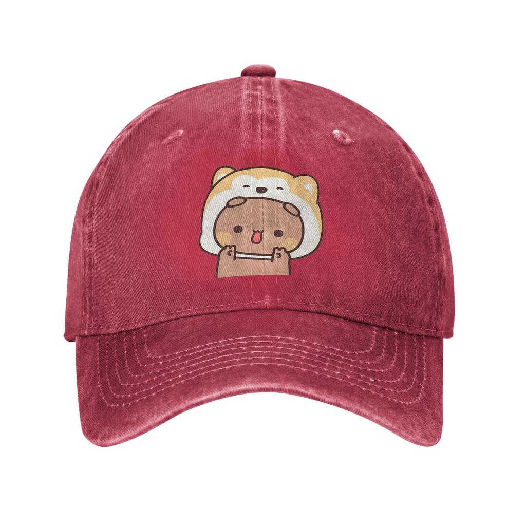 Bären- und Panda-Bubu-Dudu-Denim-Cap, lässige Baseballkappe, verstellbare Mütze, Sommer-Unisex-Baseballkappe