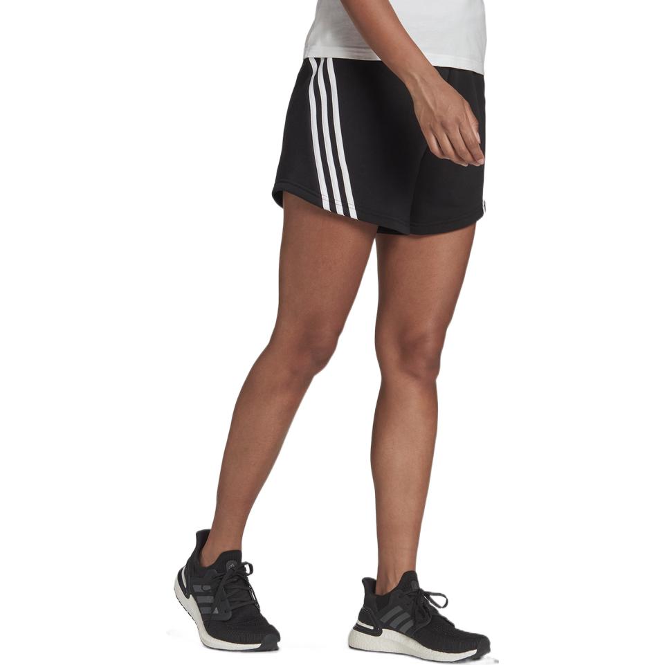 Adidas Тренировочные шорты с контрастной полосой и шнурком Женские брюки черные H57305 L — фото 4