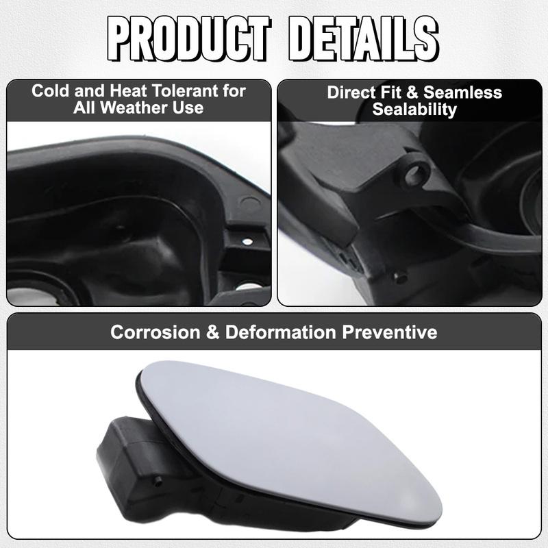 For Volkswagen VW Golf 7 2014- Fuel Gas Tank Filler Door Lid Cover Unpainted Gray 5G0809999