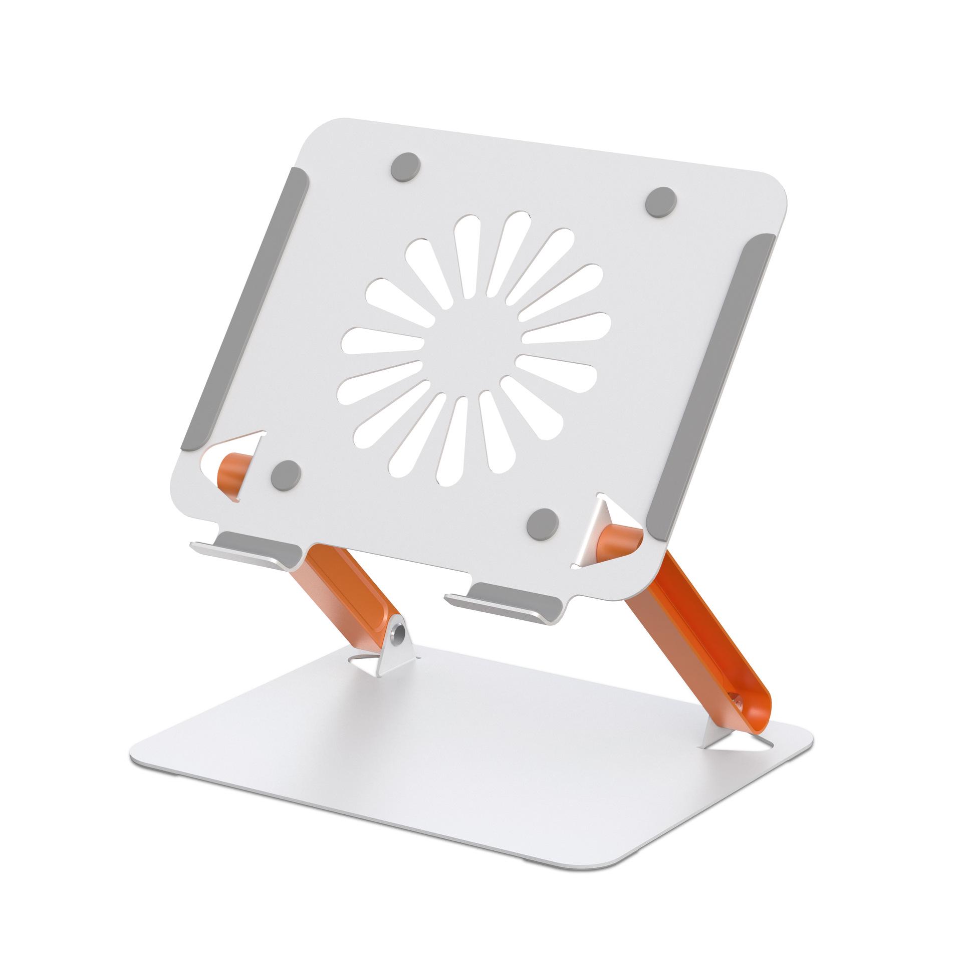 Adjustable Laptop Stand with USB Hub & Cooling Fan for Gaming and Office