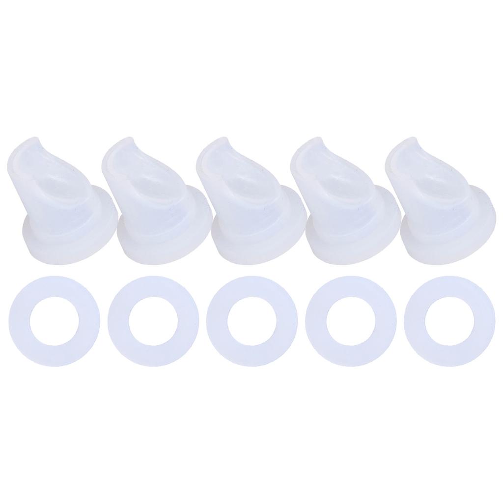 D Coupler Gas Check Valve Beer Line Washer Gasket No Leakage Odorless Beer Keg Coupler Accessories for Sankey Coupler