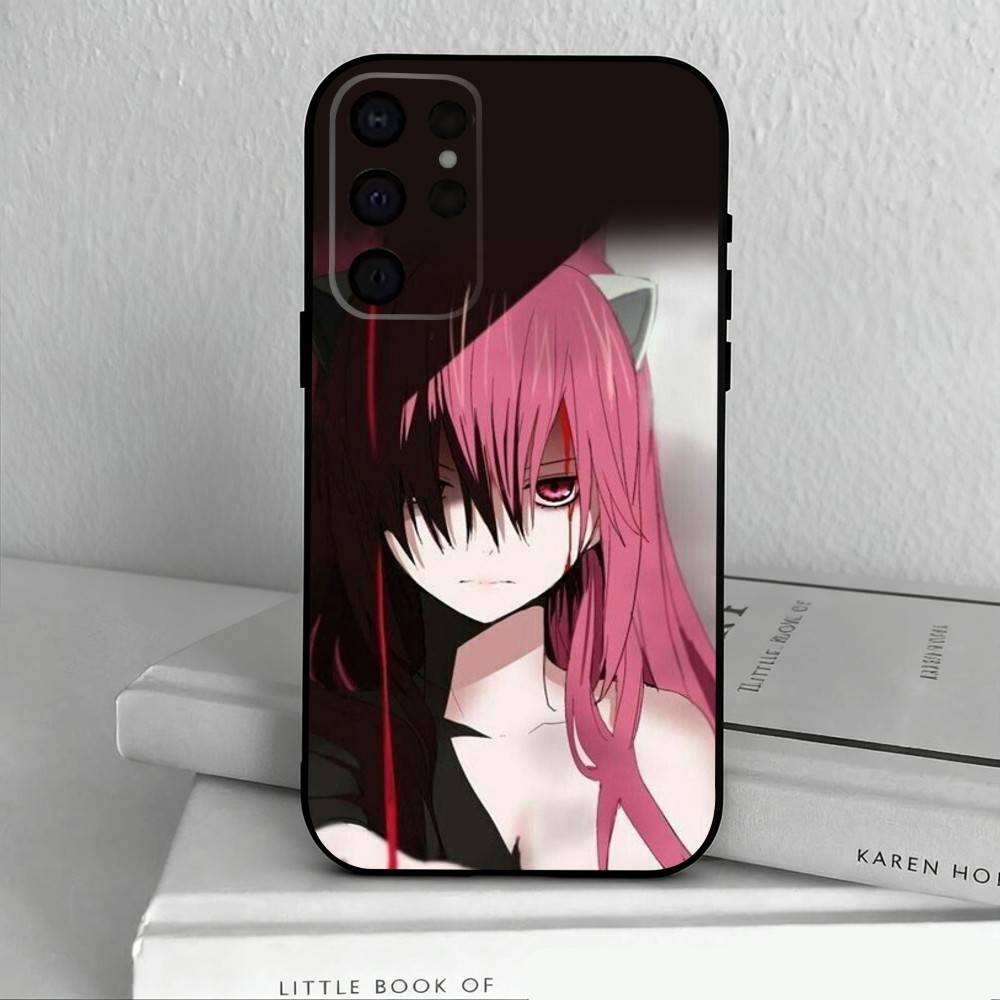 E-Elfen Lied L-Lilium Lucy  Phone Case For Samsung S25,S24,S21,S22,S23,S30,Ultra,S20,Plus,Others Soft Black Cover