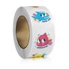 100-500pcs Children's Cartoon Animal Stickers Gift Packaging Sealing Label Kindergarten Little Red Flower Reward Stickers