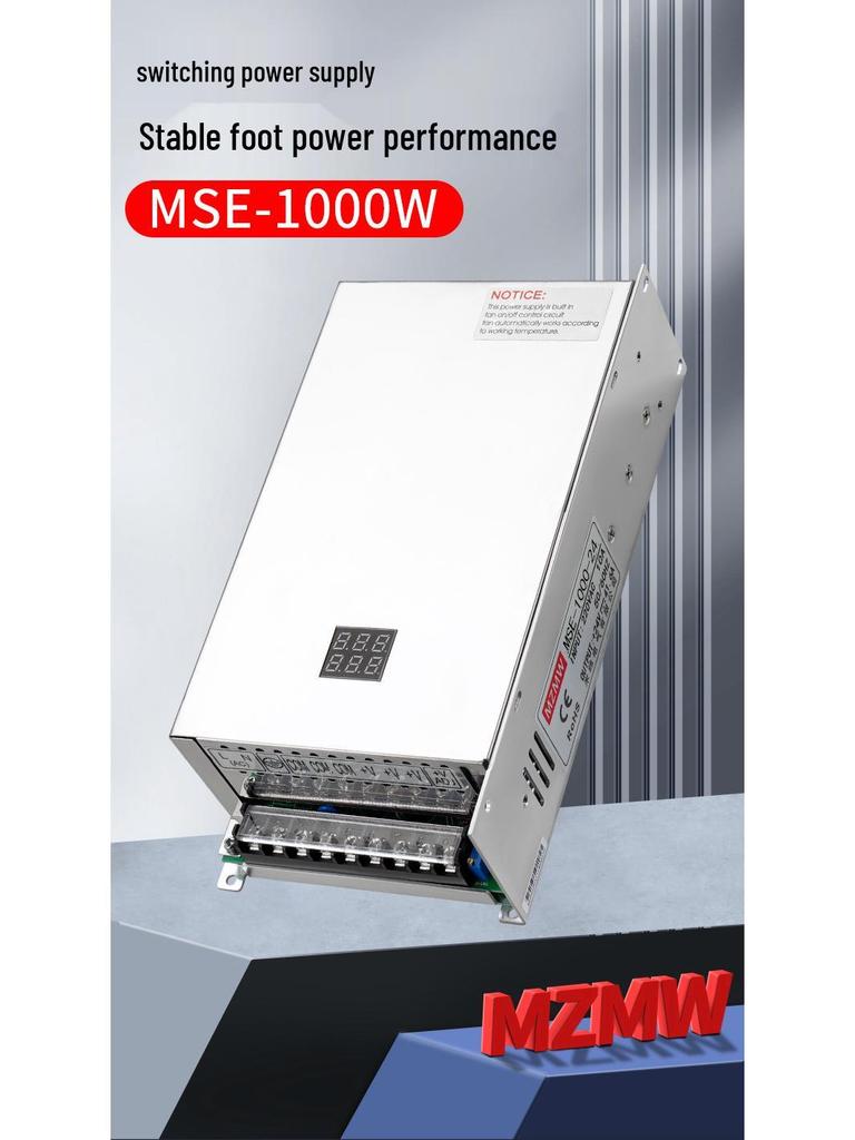 1000W MSE Switching Power Supply: 220V To 12V, 24V, 36V, 48V DC, 0-72V 60A Constant Voltage/Current