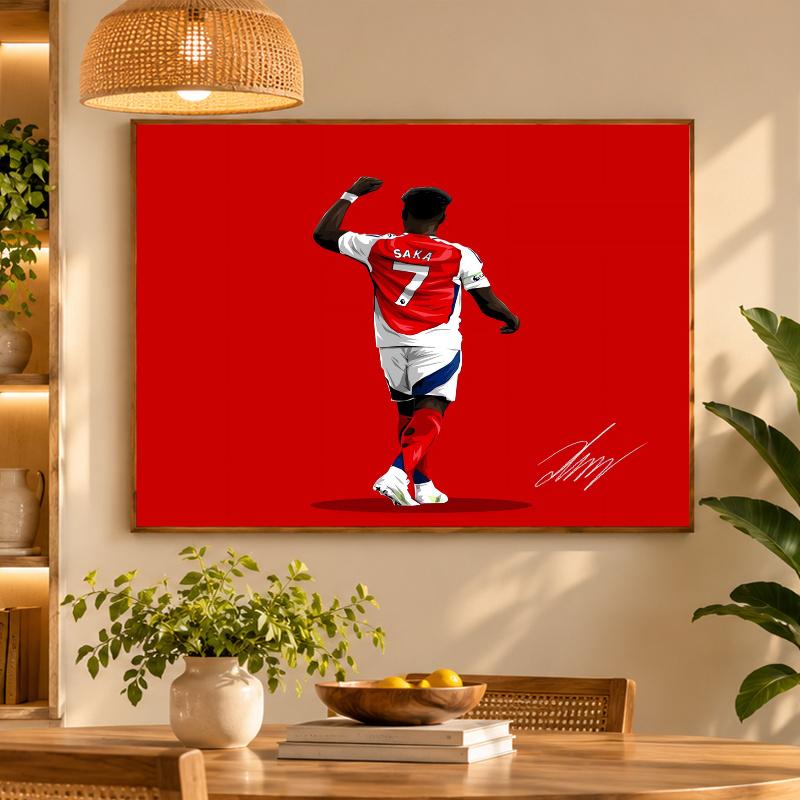 5D Diamond Painting Bukayo Saka DIY Full Drill Diamond Art Kit Home Decoration