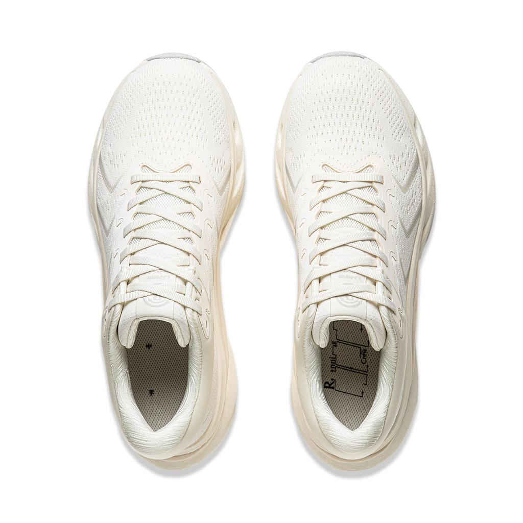 Li Ning Arc CRC Shock Absorbing Wear Resistant Low Top Running Shoes Men Running Shoes Beige AZGU005-4