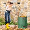 60L Reusable Garden Bag Large Capacity Leaf Sack Trash Can Foldable Garden Garbage Waste Container Storage Bag Waterproof