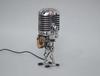 Retro Metal Microphone Robot Lamp
