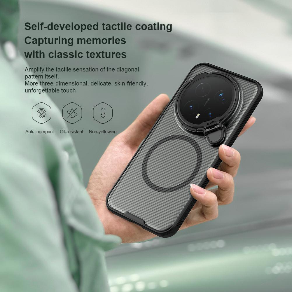 For Honor Magic 8 Pro Phone Case Nillkin CamShield Prop Magnetic Clear Version Hard PC+TPU Shell Shockproof Back Cover