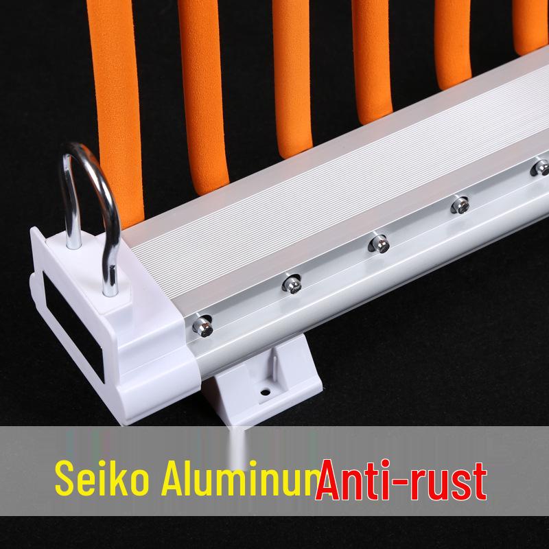 Side-Mounted Pull-Out Telescopic Trouser Rack with 10 Rods for Walk-In Closets