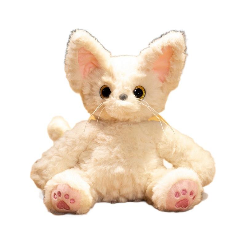 Cute Cream Devin Cat Doll Curly Cat Plush Toy Doll Sleeping Soothing Doll Gift