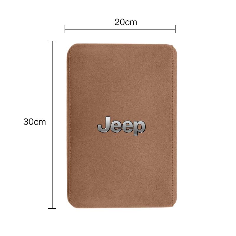 Memory Foam Car Armrest Cushion 5CM Thick Arm Rest Pad For Jeep Grand Cherokee Wrangler JK Gladiator Compass Renegade Wagoneer AKO1