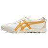 Mexico 66 Ex Leather Round Toe Lace-Up Sports Durable Low-Top Casual Shoes Unisex Sneaker White Yellow 1183B889-104