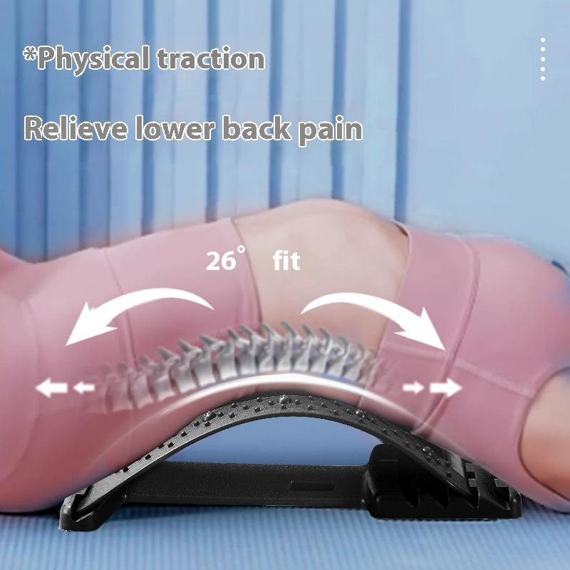 Lumbar Back Soothing Device Stretch Lumbar Spine Relieve Nerve Compression Magnetic Massage Lumbar Vertebrae Back Corrector