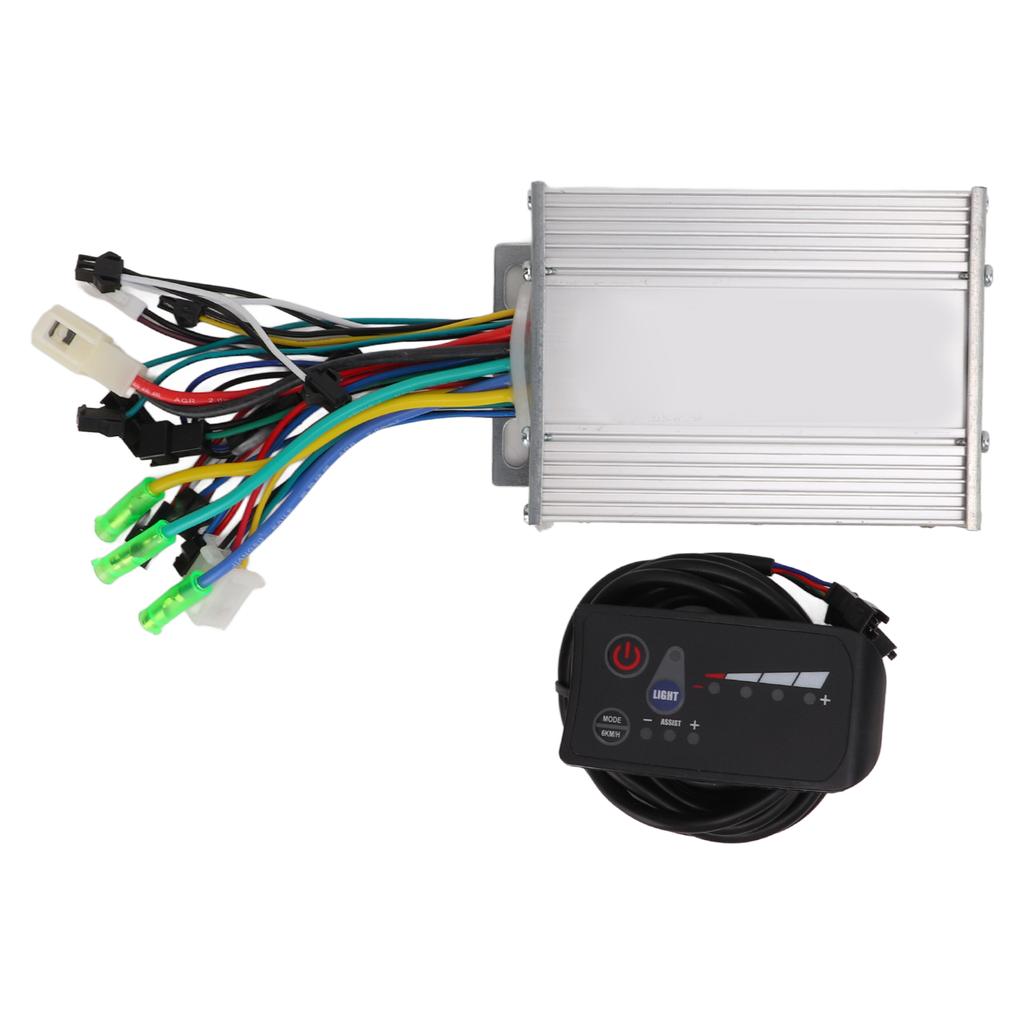 36V 450W Electric Bike Brushless Motor Controller Kit with LED Meter Durable Dual Mode Controller