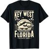 Key West Florida Shirt Fishing Family Trip Vintage Fisherman Cotton Men T Shirt S