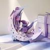 1 pezzo di biglietto d'auguri pieghevole 3D 3D 3D regalo di compleanno fai-da-te creativo gratitudine Fiume Stellato Giappone Corea carta bella carta