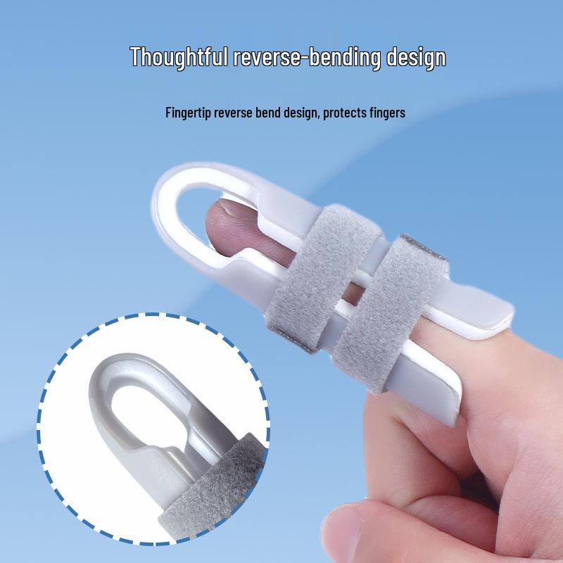 Plastic Finger Splint for Flexion Correction and Fracture Rehabilitation