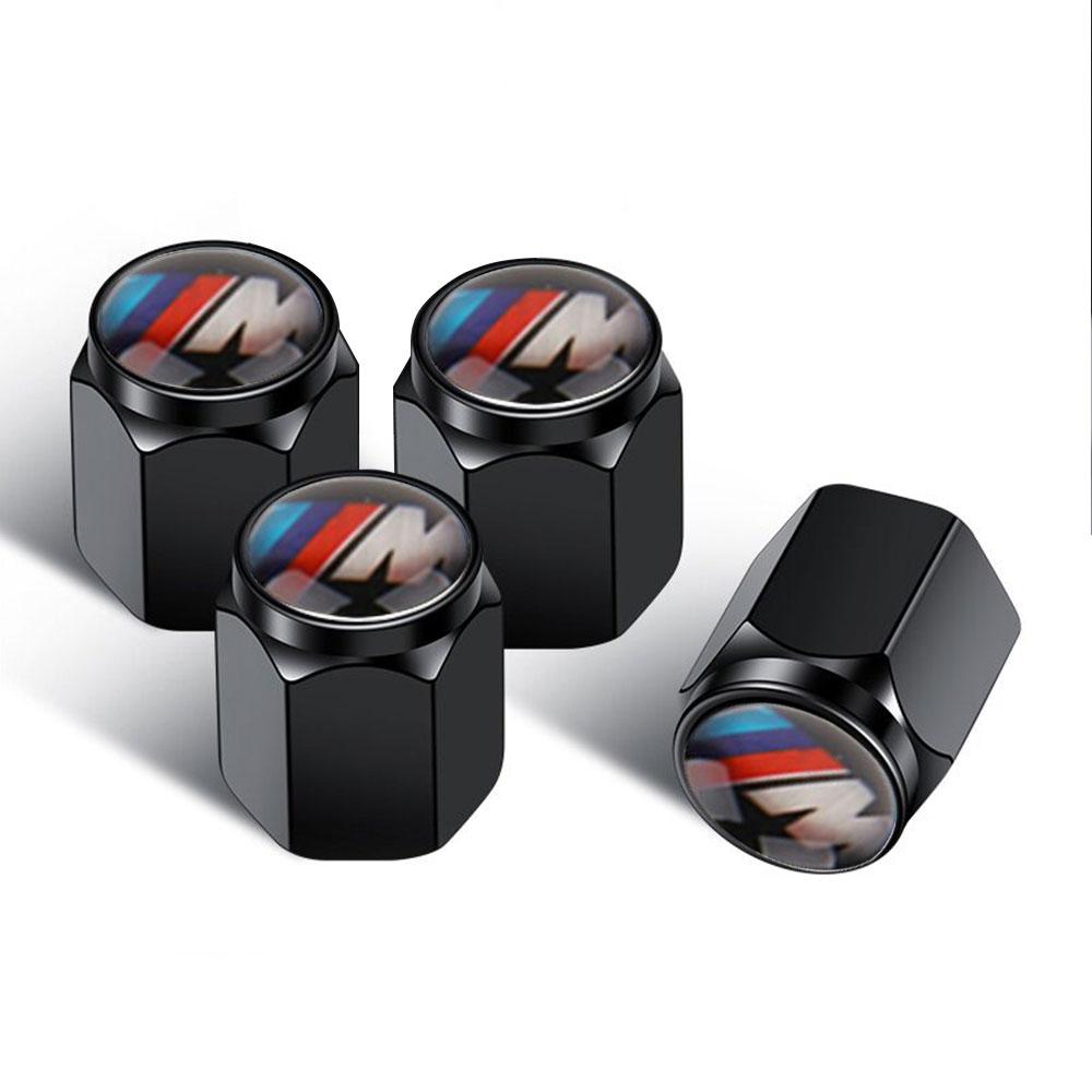4 Pcs Wheels Rims Stem Air Tires Truck Bicycle Car Cover Tire Valve Caps Dust Caps for BMW M E60 E46 E90 F30 F10 G30 G20 F48 G22