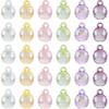 Cheriswelry 36Pcs Disco Ball Acrylic Pendants Transparent Faceted Ball Charm Ornament 21mm 6 Colors for Earring Bracelet Hair Accessory Jewelry