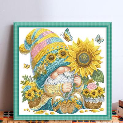 Partial Embroidery Bead Gnome 9CT DIY Cross Stitch Kit for Living Room Bedroom