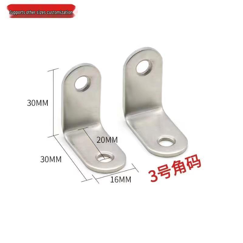 Thickened Stainless Steel 90° Triangular L-Shaped Support Bracket