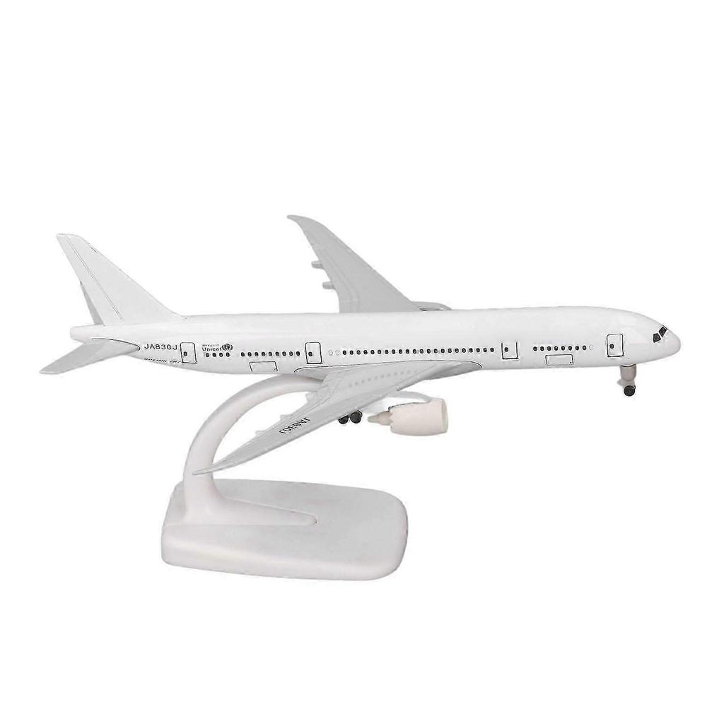 Alloy 787 Aircraft Model Collectible Die Cast Plane Toy 1:300 Scale for Birthday and Festival Gifts