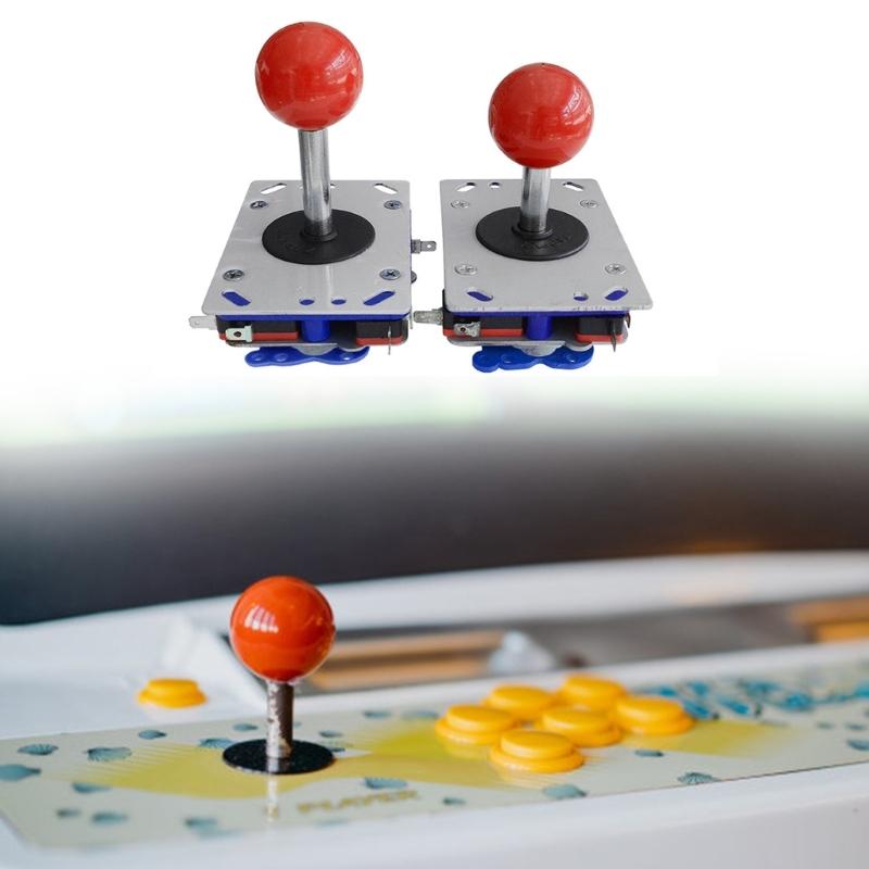 DIY Arcade Joystick Controller Kit with 2 4 8 Way Adjustable Red Ball Top Gaming Accessories Suitable for Fighting game
