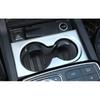 For Benz GLE GLS 2016- Matte Silver Center Console Water Cup Holder Panel 1X