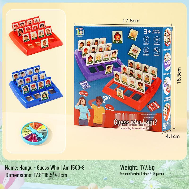 Guess Who I Am: Educational Logic Game for Kids - Interactive Headband and Card Play